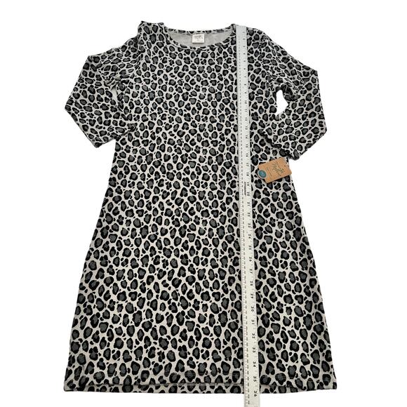 Touched by Nature Womens Organic Cotton 3/4 Sleeve Leopard print Dress Size M - Picture 5 of 10
